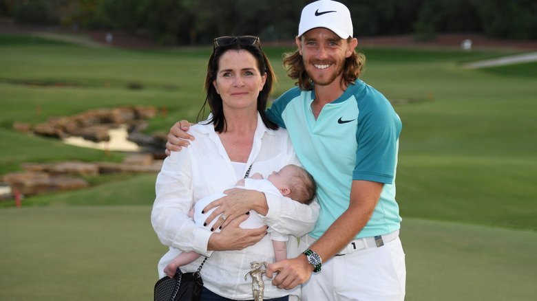 Beyond the Numbers: The Enduring Partnership of Tommy and Clare Fleetwood 3 Clare Fleetwood Tommy Fleetwood and their baby