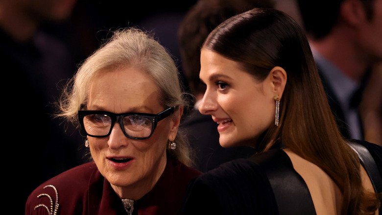 Meryl Streep and Louisa Jacobson at the 2024 SAG Awards