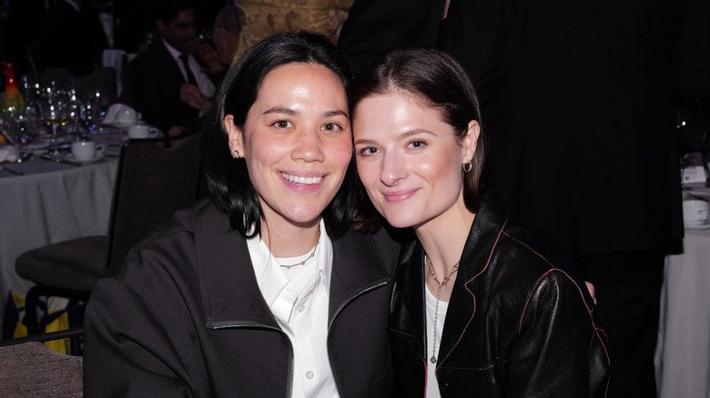 Louisa Jacobson with partner Anna Blundell