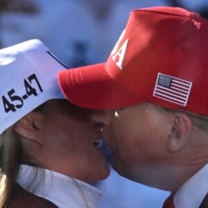 Trump & Melania Gave Everyone The 'Ick' With Their Painful Open-Mouthed Kiss