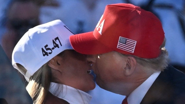 A Kiss That Made People Look Twice (and Squirm a Little) 1 Trump & Melania Gave Everyone The 'Ick' With Their Painful Open-Mouthed Kiss