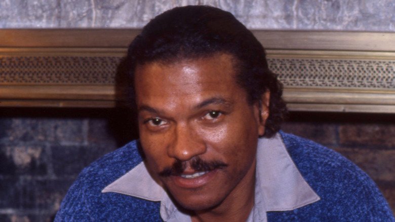 Billy Dee Williams posing for photoshoot in Los Angeles