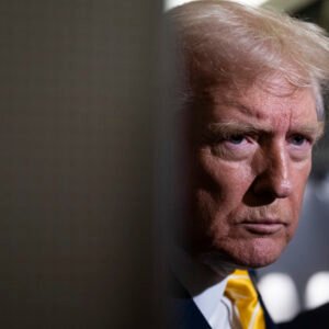 Jarring Photos Of Donald Trump Prove His Makeup Should Never Be Captured Up Close