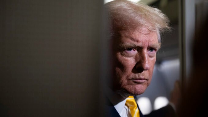 Jarring Photos Of Donald Trump Prove His Makeup Should Never Be Captured Up Close