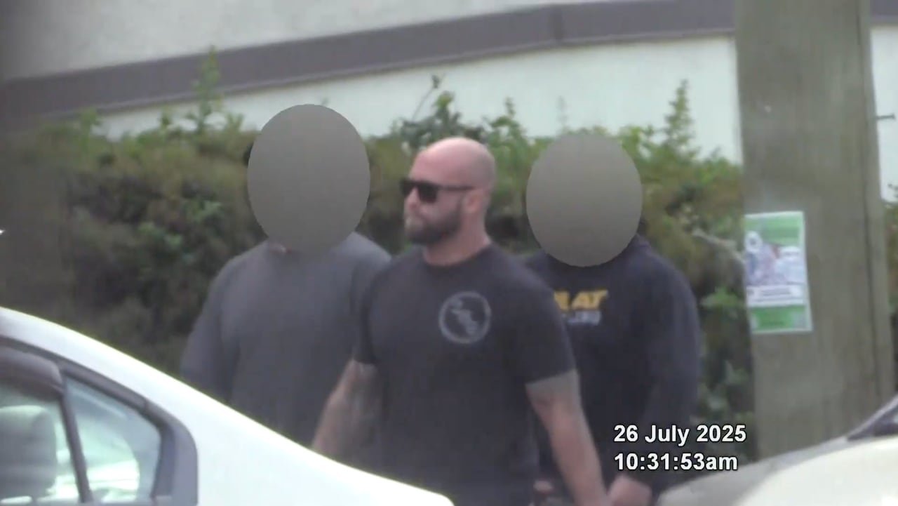 MMA gym owners, coaches identified at secret neo-Nazi event in B.C. 52 A man walk on the street.