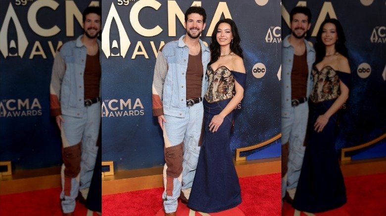 Ben Johnson and Lauren Conklin attend the 59th Annual Country Music Association Awards at Music City Center in Nashville, TN (2025)