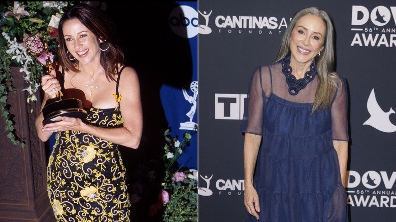 The Everybody Loves Raymond Cast — Older, Different, Still Familiar 3 Patricia Heaton holding a trophy and posing