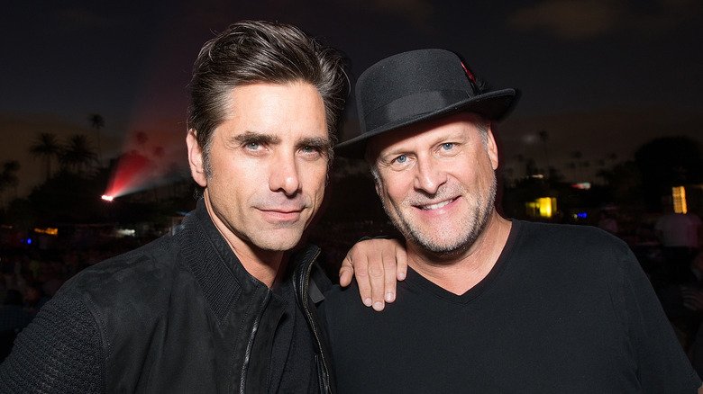 John Stamos and Dave Coulier pose for a photo