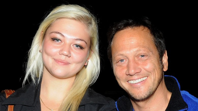 Elle King photographed with father Rob Schneider