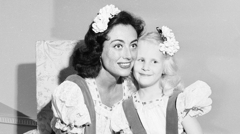 Joan Crawford and daughter Christina