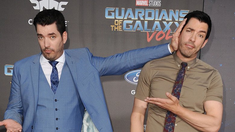 Jonathan Scott and Andrew Scott attending the premiere of "Guardians of the Galaxy Vol. 2" at Dolby Theatre