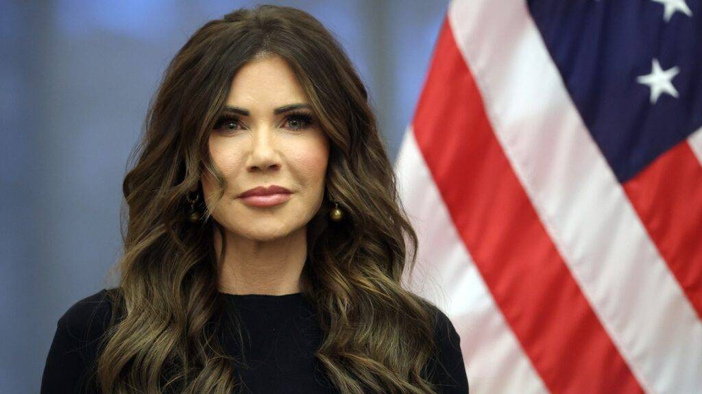 Kristi Noem Mirrors Erika Kirk's Pageant Hair With Apparent New Extensions