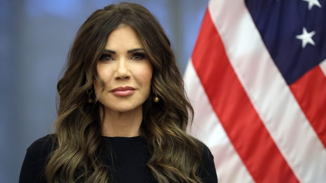 Kristi Noem Mirrors Erika Kirk's Pageant Hair With Apparent New Extensions