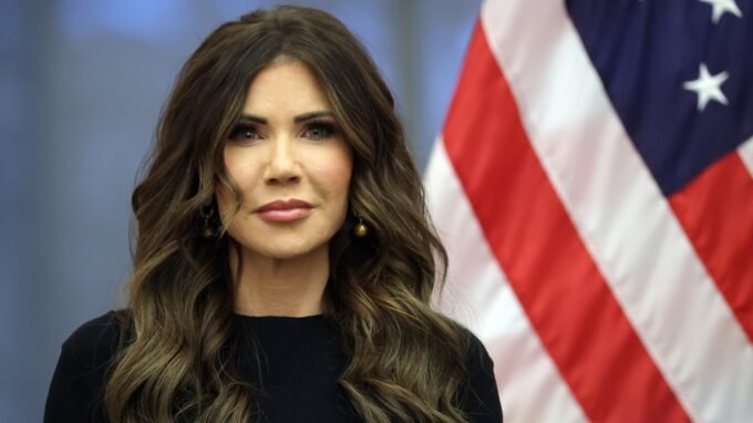 Kristi Noem Mirrors Erika Kirk's Pageant Hair With Apparent New Extensions
