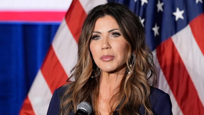 Kristi Noem Seemingly Adds More Botox To Her Already Frozen Mar-A-Lago Face