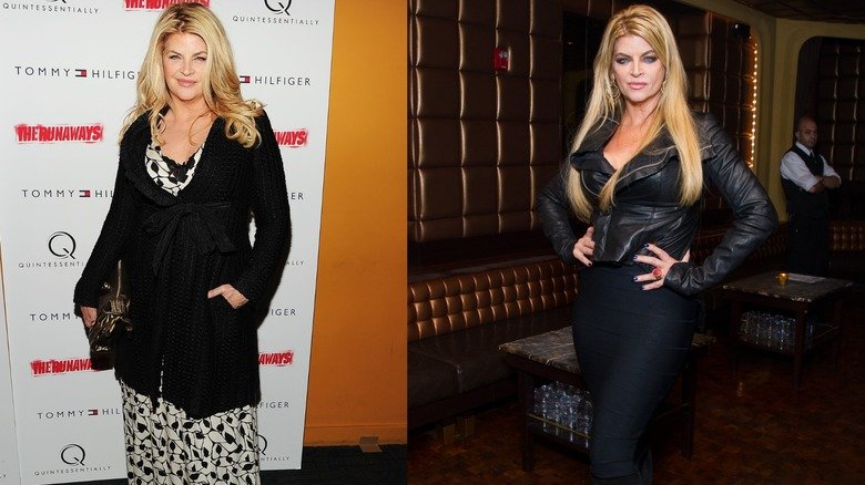 Kirstie Alley before and after Dancing with the Stars