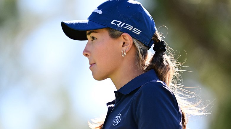 Kai Trump's side profile