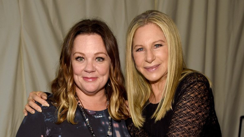 Melissa McCarthy’s Golden Globes Appearance Sparks Ozempic Speculation 129 Melissa McCarthy and Barbra Streisand pose in 2016