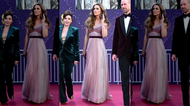 The 2026 BAFTA Awards Turned Into a Red Carpet Fashion Flop 128 Kate Middleton attending the 2026 BAFTAs alongside Prince William