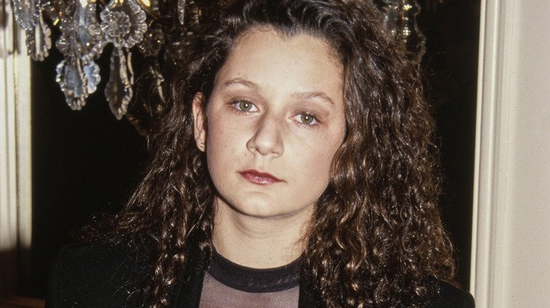 Sara Gilbert at a 1991 awards show