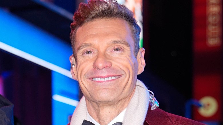 Host Ryan Seacrest at New Years Eve