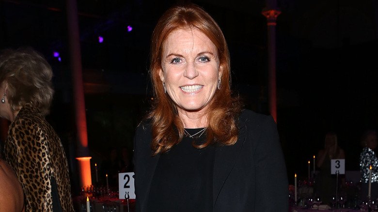 Sarah Ferguson smiling at event in 2012