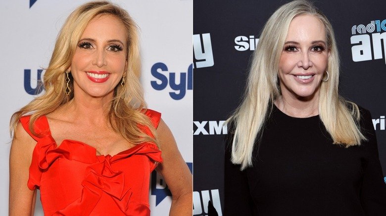 Side-by-side images of Shannon Beador posing for a photo
