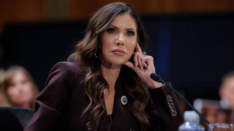 Kristi Noem & Corey Lewandowski's Lavish Lifestyle Collapses As MAGA Rips Her Jet Away