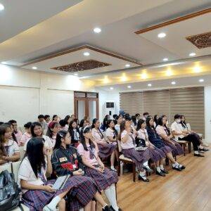Professionals taking part in a practical career skills workshop