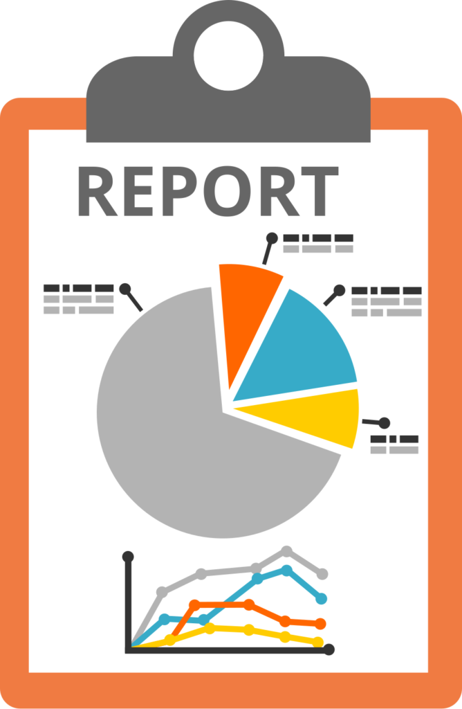 Types of Monitoring and Evaluation: A Practical Framework for NGOs & Businesses 140 Report clipboard representing programme monitoring records