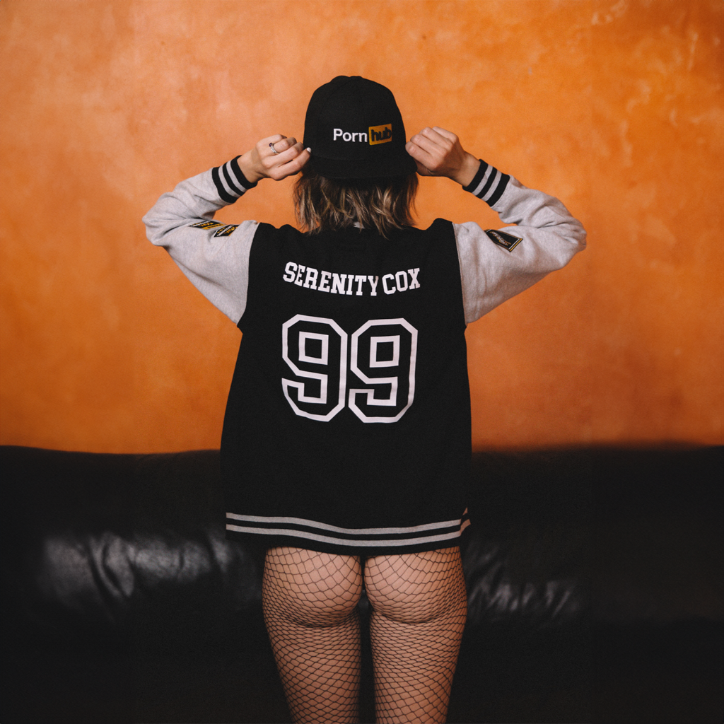 Serenity Cox in a lifestyle portrait from her official website