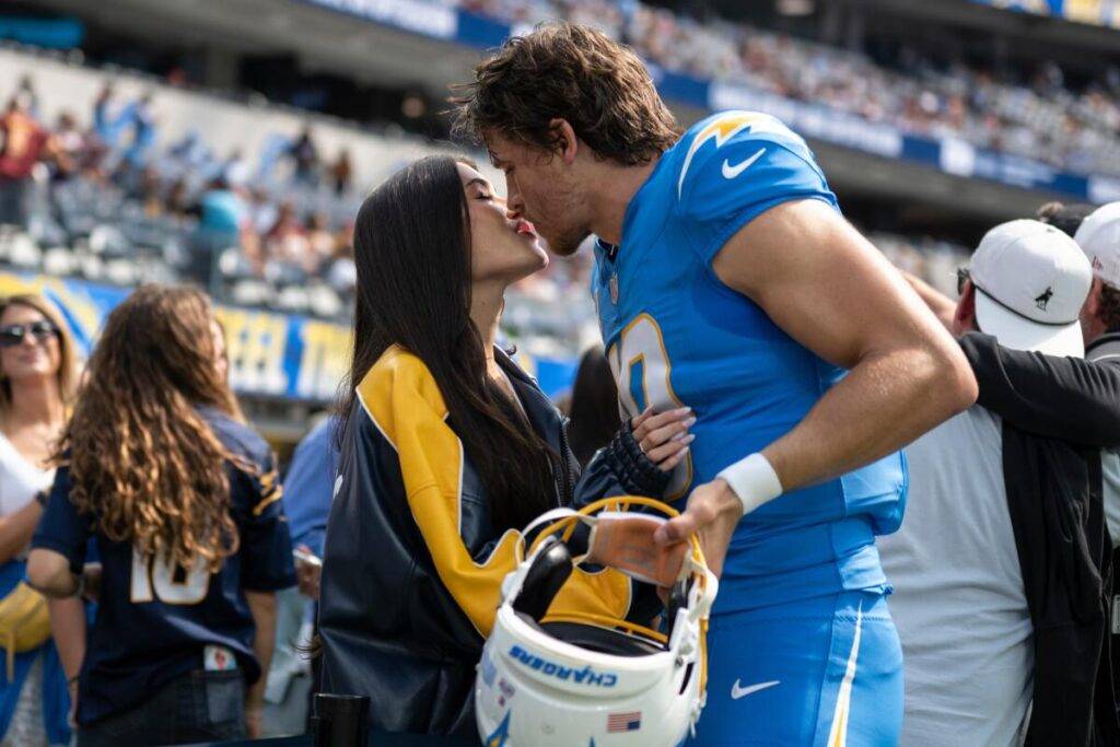 Madison Beer and Justin Herbert s