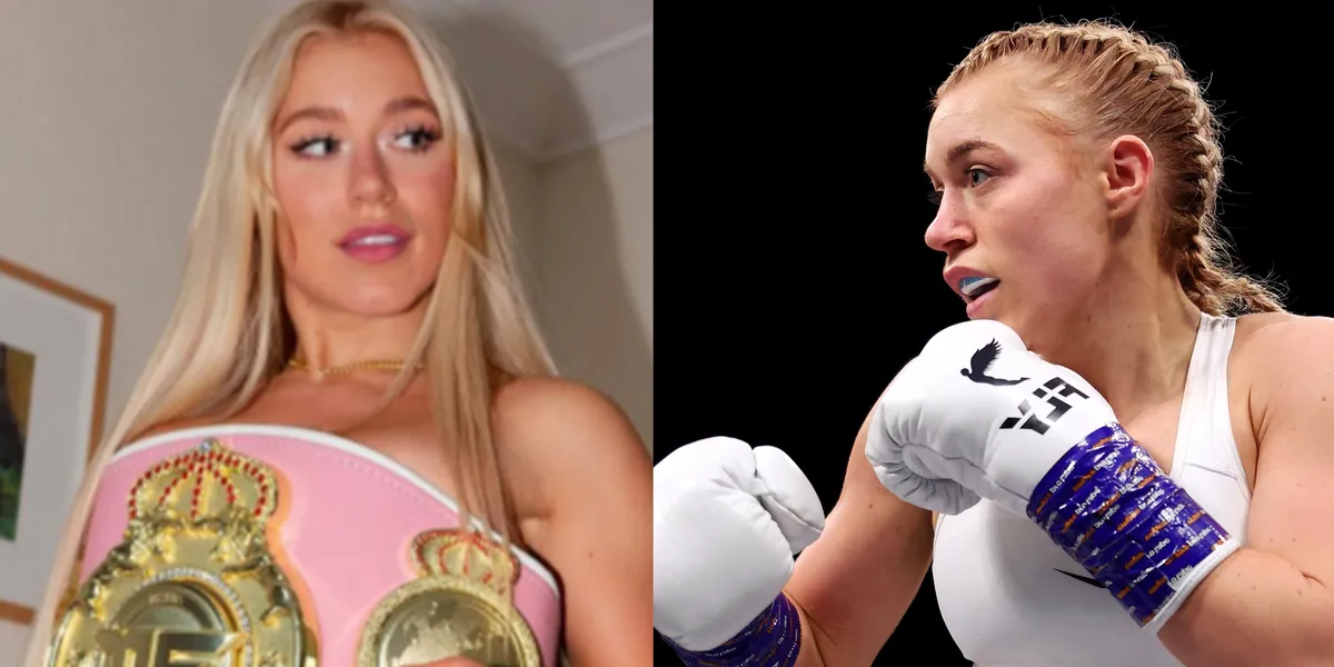 Elle Brooke competing in an influencer boxing event