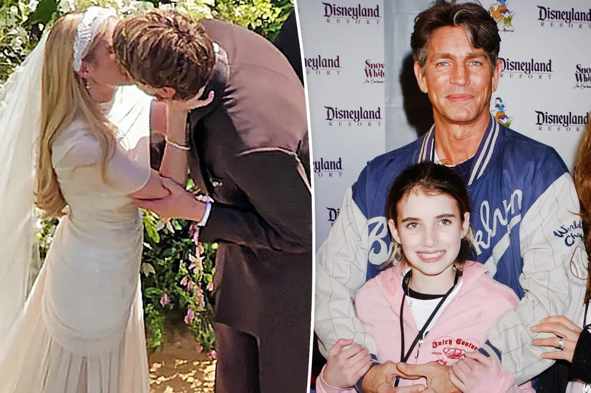 Emma Roberts during her wedding weekend with Cody John