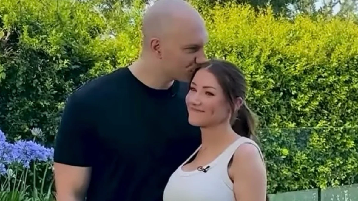 Quinn Everly with her husband Alex during Turned On: Dirty Sexy Money