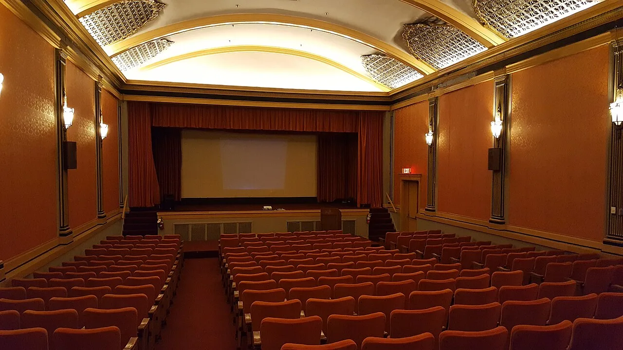 Movie theater auditorium illustrating the U.S. box office business in 2026