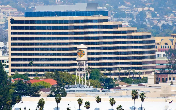 Warner Bros. studio lot in Burbank, California, home to Warner Bros. Discovery's film operations