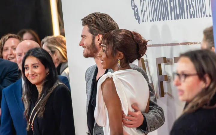Andrew Garfield at the BFI London Film Festival in October 2025