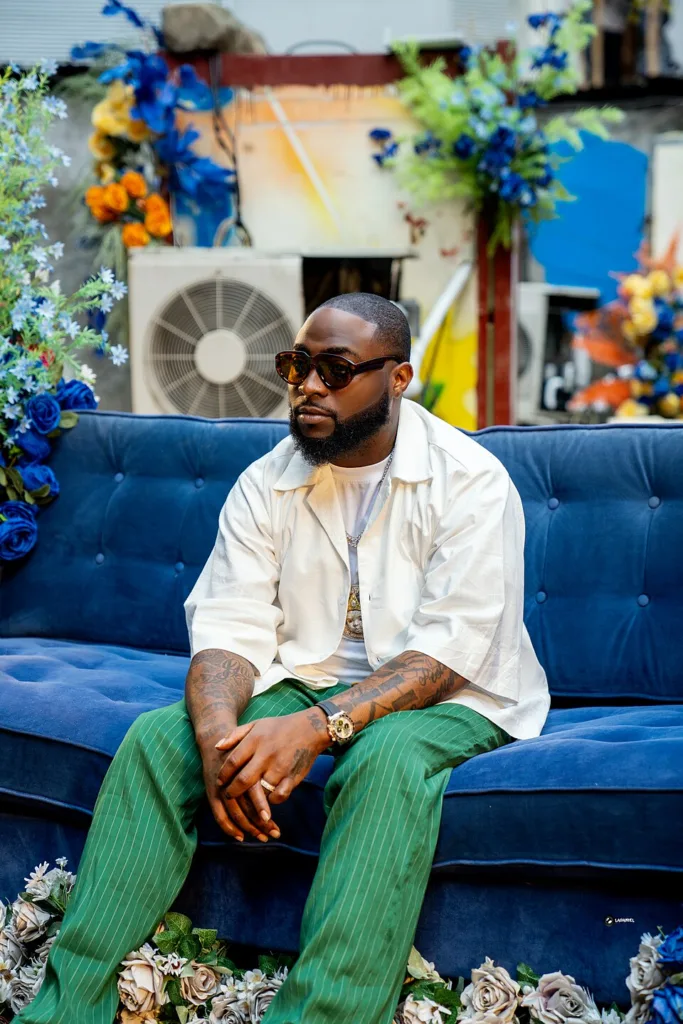 Davido photographed during the Awuke campaign in 2024