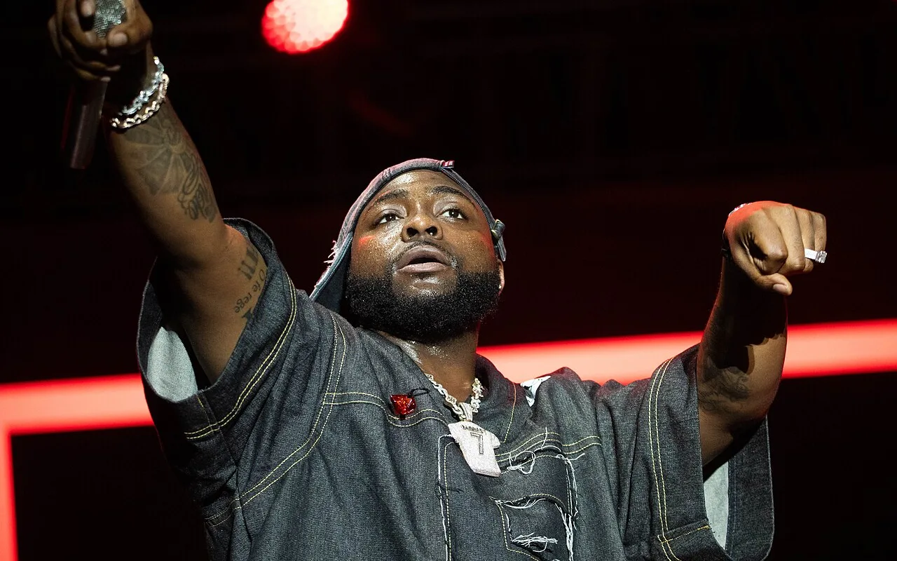 Davido performing at Vodun Days in January 2026