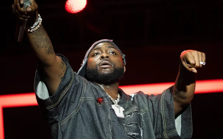 Davido performing at Vodun Days in January 2026