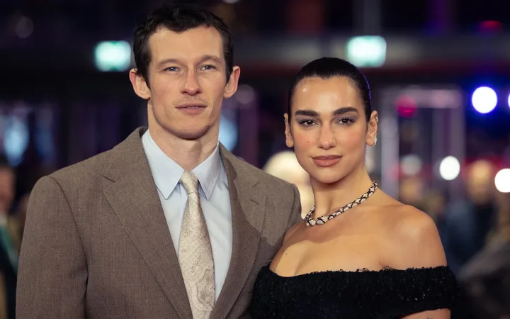 Dua Lipa and Callum Turner together at the 2026 Berlin International Film Festival