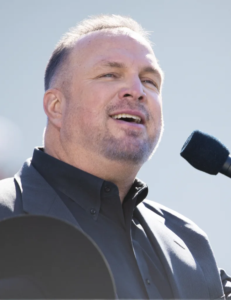 Garth Brooks singing during the 2021 presidential inauguration ceremony