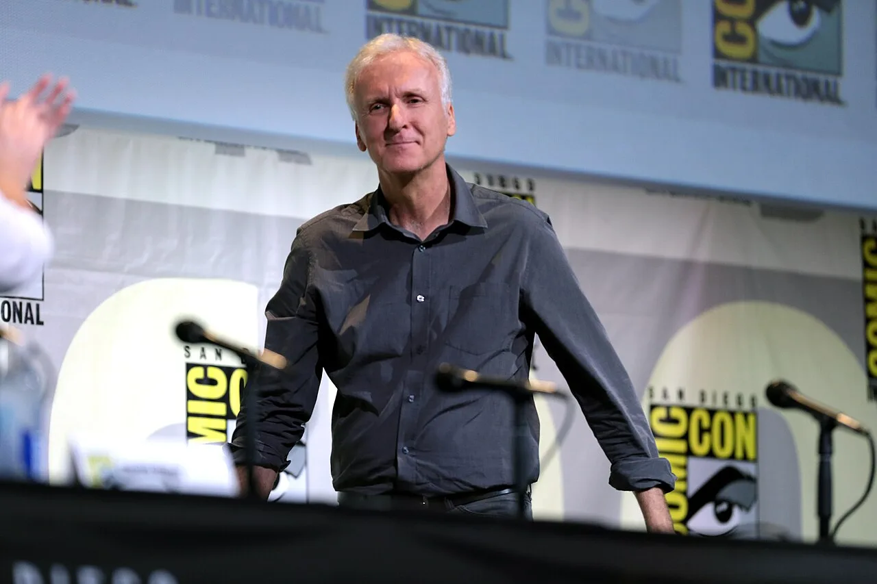 Open the featured image for James Cameron Net Worth 2026: How Movies Built a $1.1 Billion Fortune James Cameron speaking at San Diego Comic-Con in 2016