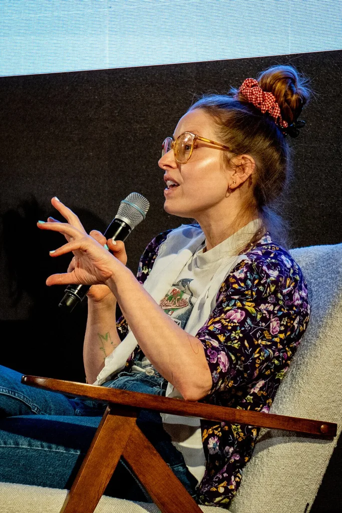 Jessie Cave at the 2024 Edinburgh International Book Festival