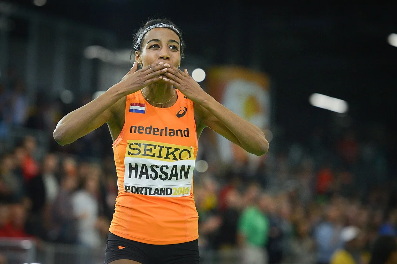 Open the featured image for Sifan Hassan New York Marathon Return Comes With Hard-Learned Lessons Sifan Hassan celebrating victory at the 2016 World Indoor Championships