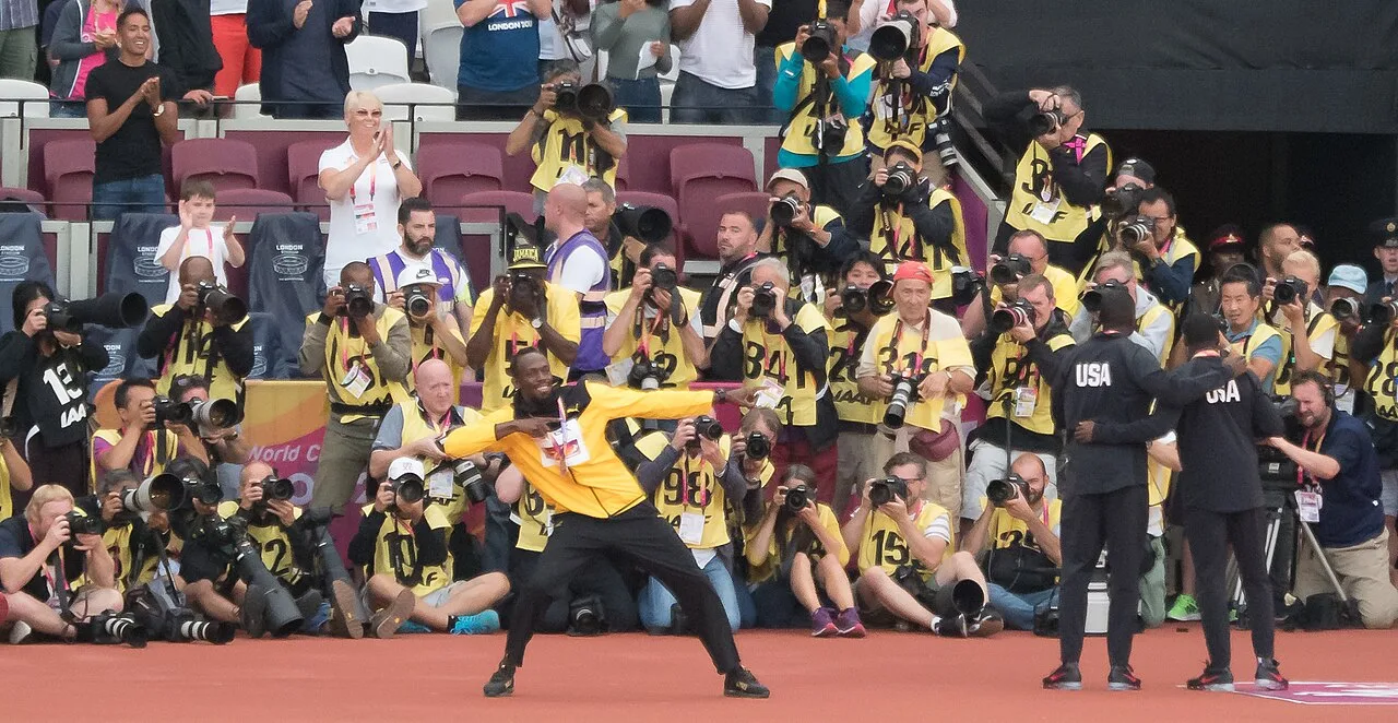 Open the featured image for Usain Bolt Kasi Bennett Engagement: Their 13-Year Relationship Timeline Usain Bolt at the 2017 Athletics World Championships in London