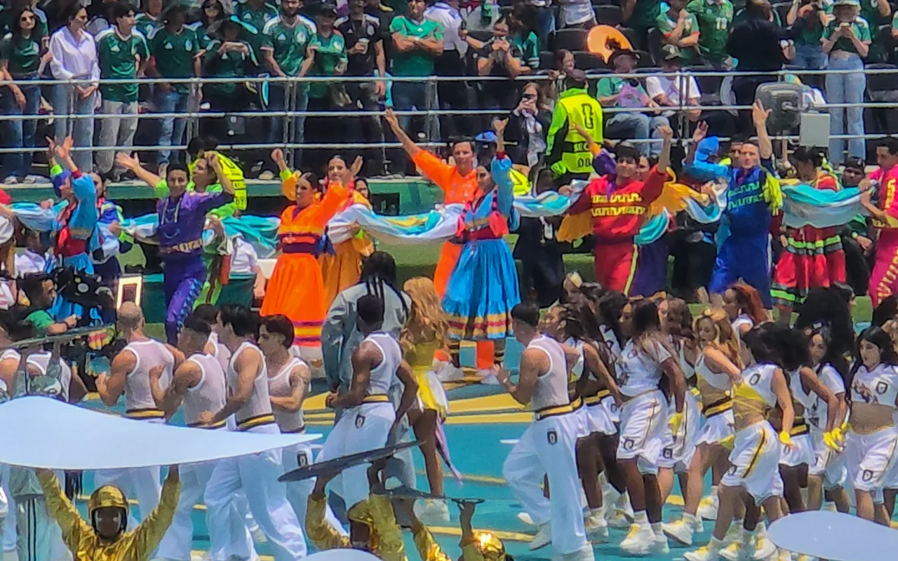 Burna Boy performing at the opening ceremony of the 2026 FIFA World Cup