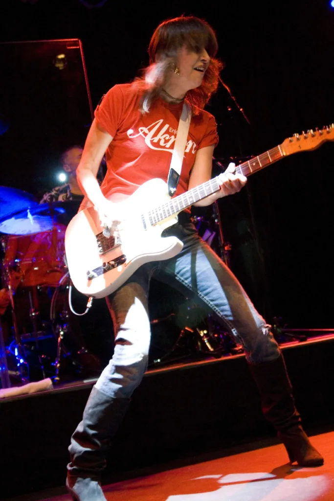 Chrissie Hynde performing with the Pretenders at the Highline Ballroom in 2008