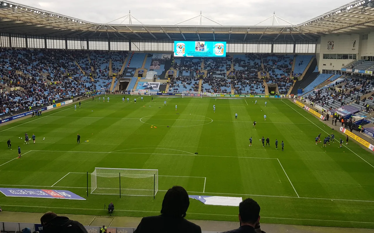 Coventry Building Society Arena before a Coventry City match